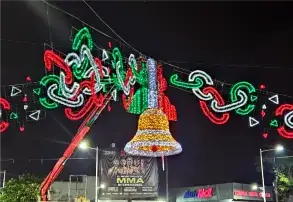 Ornamentaci&oacute;n Luminosa para Fiestas Patrias