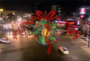 Adornos luminisos navide&ntilde;os