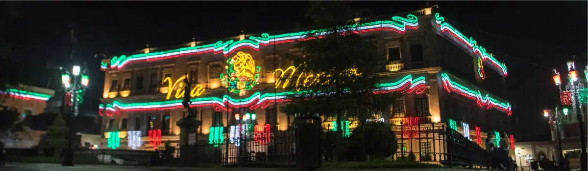Ornamentación Luminosa para Fiestas Patrias