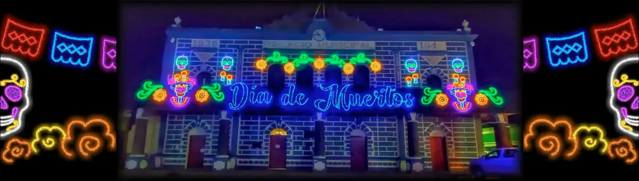 Adornos luminosos espectaculares para d&iacute;a de los Muertos